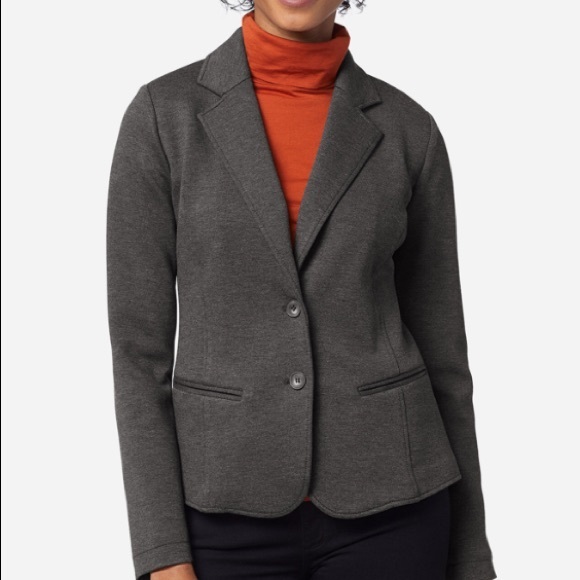 Talbots Gray Two Button Blazer